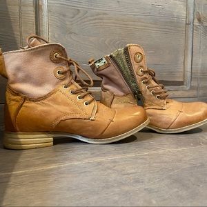 Bunker brown boots